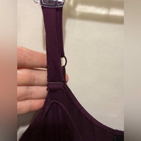 Her Universe Deep Purple Cold Shoulder Blouse - Picture 7 of 8